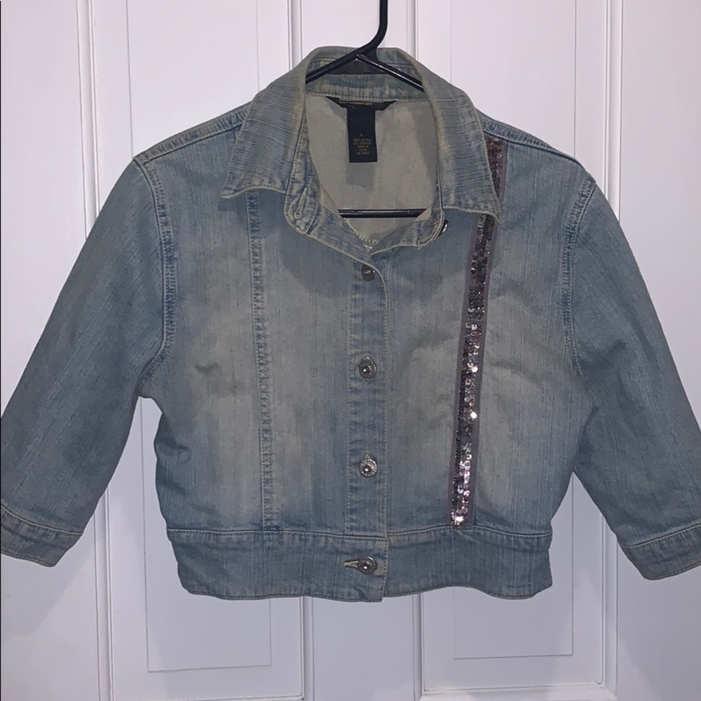 Vintage denim Rocawear crop jacket - Picture 3 of 4